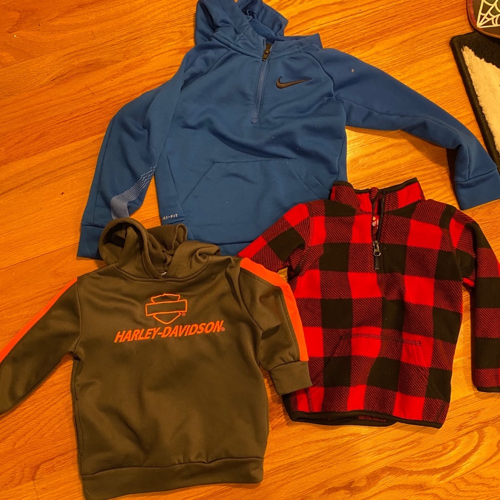warm winter shirt bundle 2t - 3t - 4t